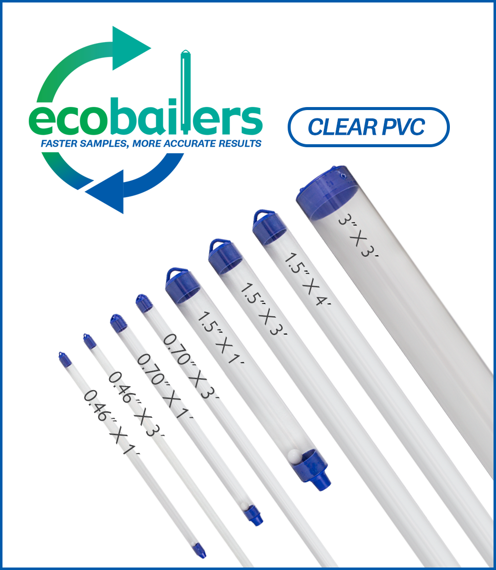 Ground Water Sampling Bailer- Clear PVC